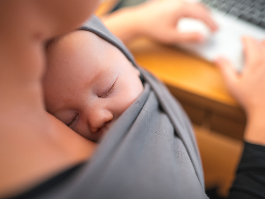 neonato fascia mamma tastiera pc